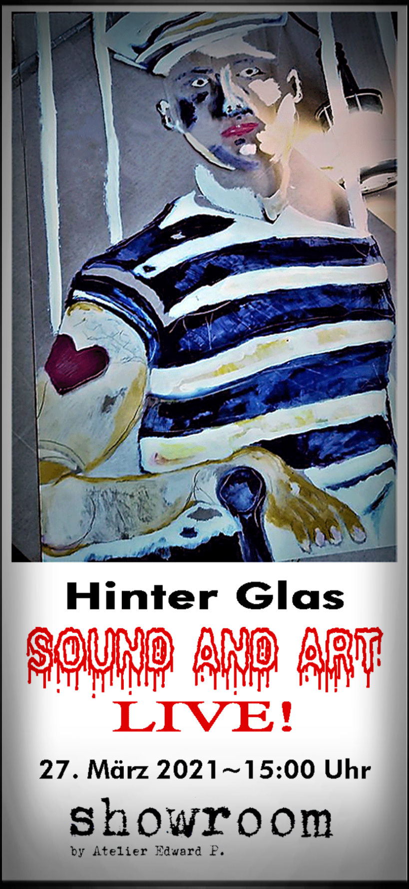 SOUND AND ART Hinter Glas